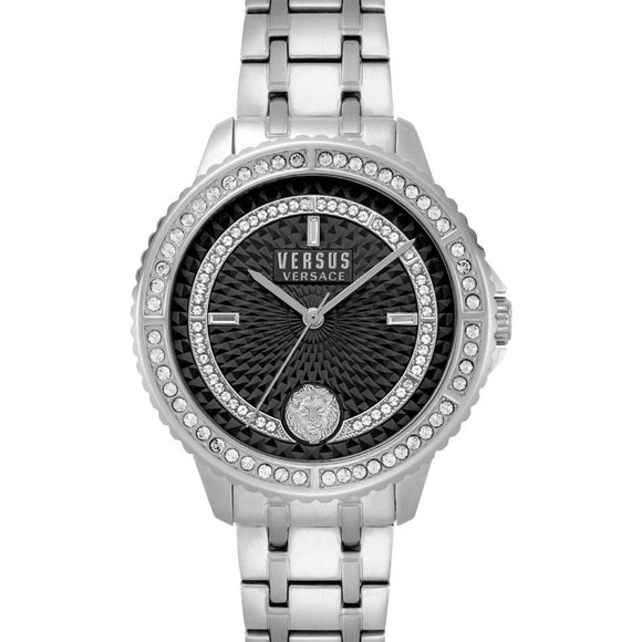 Versace Versus Crystal Steel Watch